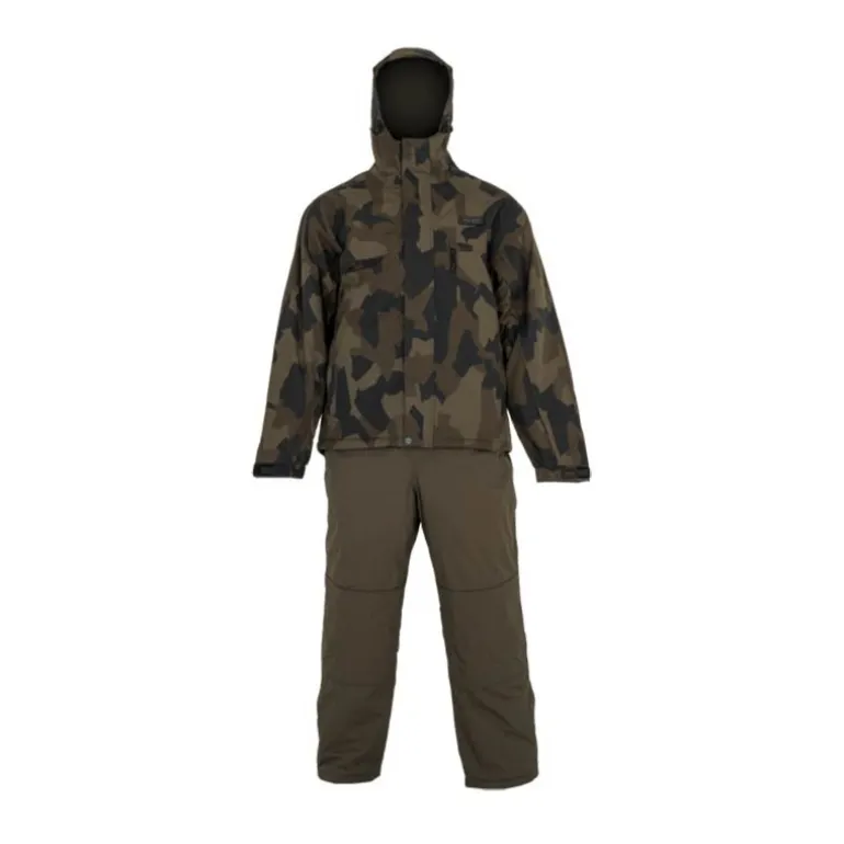 Ensemble Veste Et Salopette Homme Avid Carp Arctic-Series Distortion Thermal Suit - Kaki/Camo