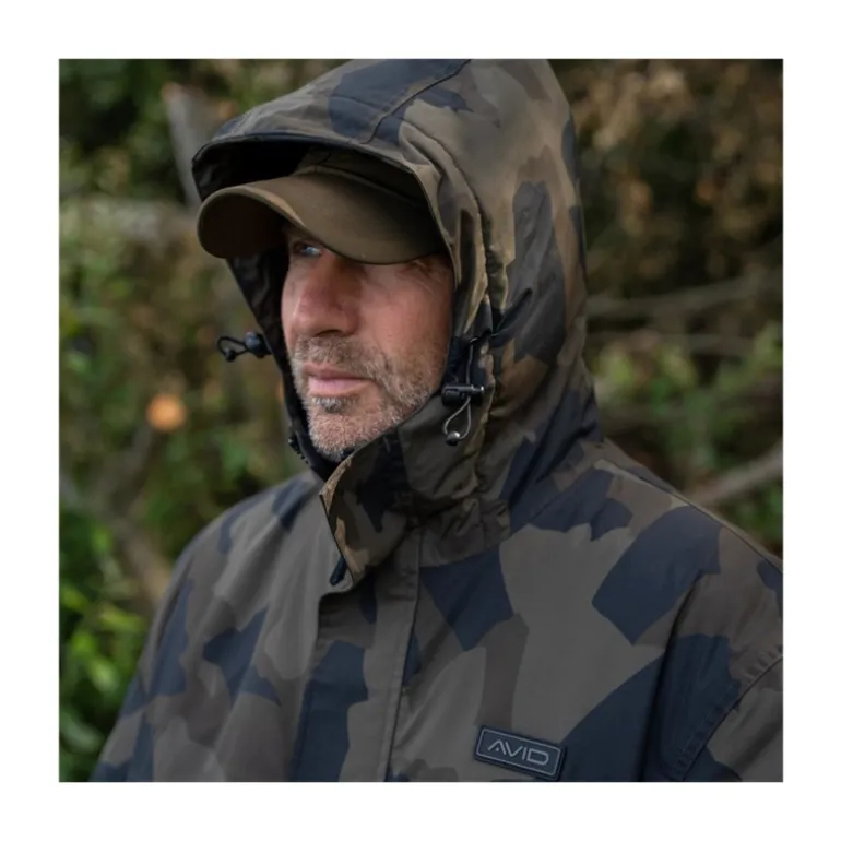 Ensemble Veste Et Salopette Homme Avid Carp Arctic-Series Distortion Thermal Suit - Kaki/Camo