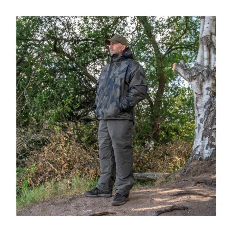 Ensemble Veste Et Salopette Homme Avid Carp Arctic-Series Distortion Thermal Suit - Kaki/Camo