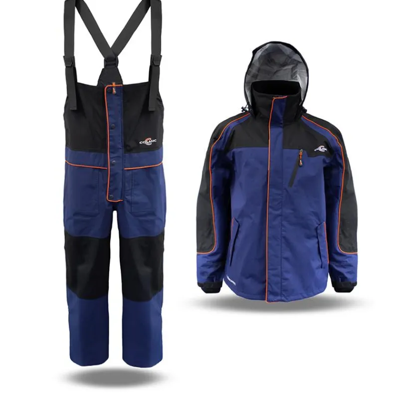 Colmic Ensemble Veste + Salopette Rainproof Suit S-21 - Bleu * Vestes De Pêche