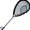 Pafex Epuisette Mouche Flynet Manche Carbone Rouge - Filet Fin Tete De 5Cm * Epuisettes - Raquettes