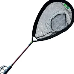 Pafex Epuisette Mouche Flynet Manche Carbone Rouge - Filet Fin Tete De 5Cm * Epuisettes - Raquettes