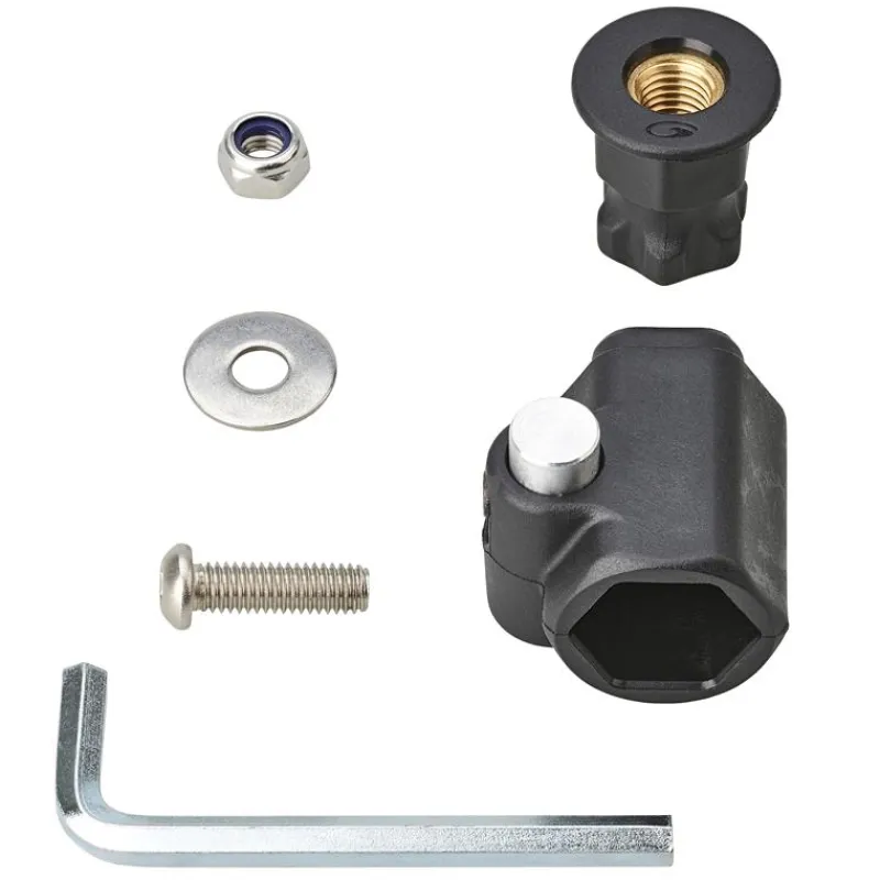 Garbolino Fixation Rapide Pinlock Access Corps + Insert + Visserie + Cle Allen * Stations - Paniers Sièges