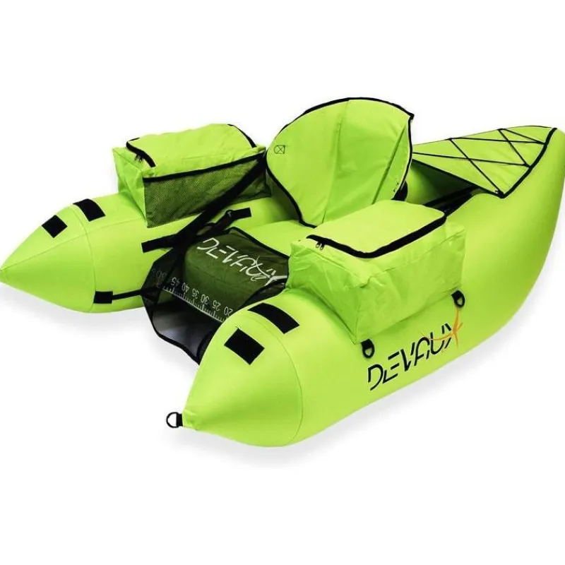 Devaux Float Tube Kayak Tube Cap-V1000 Chartreuse * Float Tube & Accessoires|Float Tubes & Accessoires