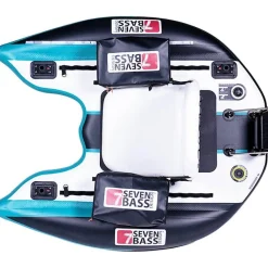 Seven Bass Float Tube Flatform Junior Seafoam-Black * Float Tube & Accessoires|Float Tubes & Accessoires