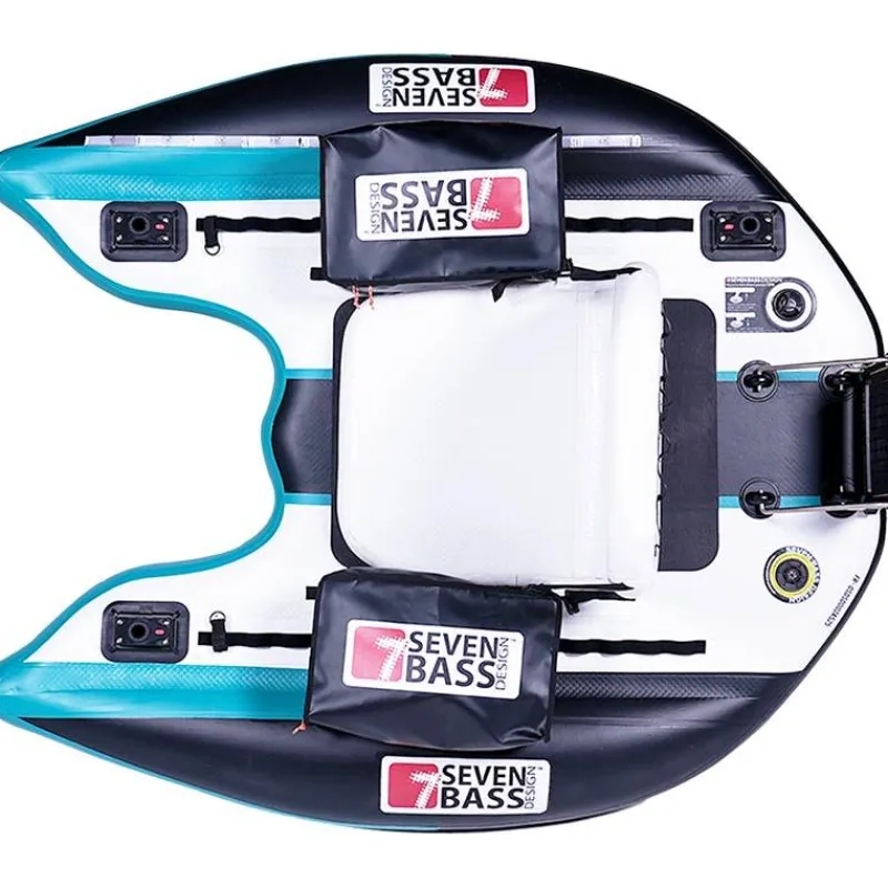 Seven Bass Float Tube Flatform Junior Seafoam-Black * Float Tube & Accessoires|Float Tubes & Accessoires