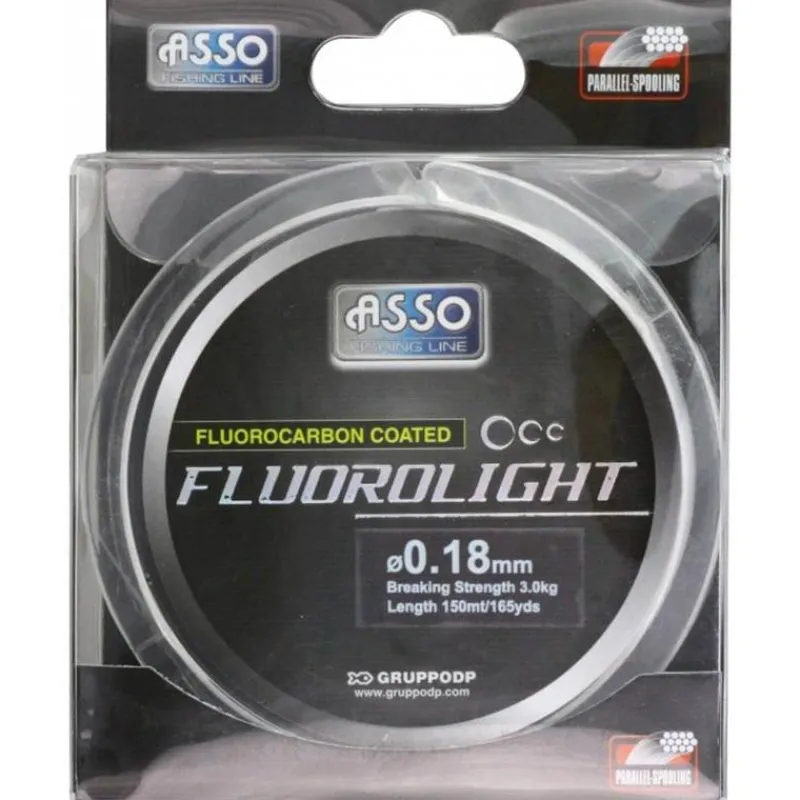 Asso Fluorocarbone Fluorolight - 150M * Tresses - Fils - Bdl Mer