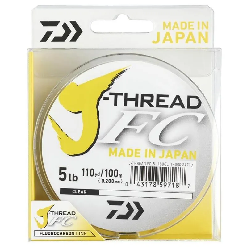 Daiwa Fluorocarbone J-Fluorocarbone * Fils - Tresses - Bdl Carnassier