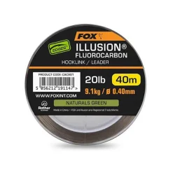 Fox Fluorocarbone Illusion Fluorocarbon Hooklink/Leader - 40M * Montages Carpe