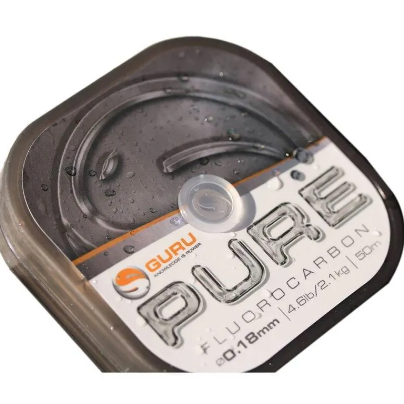Guru Fluorocarbone Pure Fluorocarbon - 50M * Fils - Tresses Coup & Anglaise