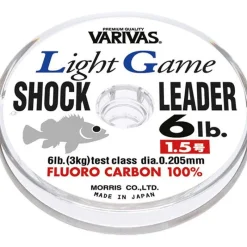 Varivas Fluorocarbone Mer Light Game Shock Leader Mebaru - 30M * Fils Truite