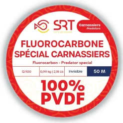 SRT Fluorocarbone 100% Pvdf - 50M * Fils - Tresses - Bdl Carnassier