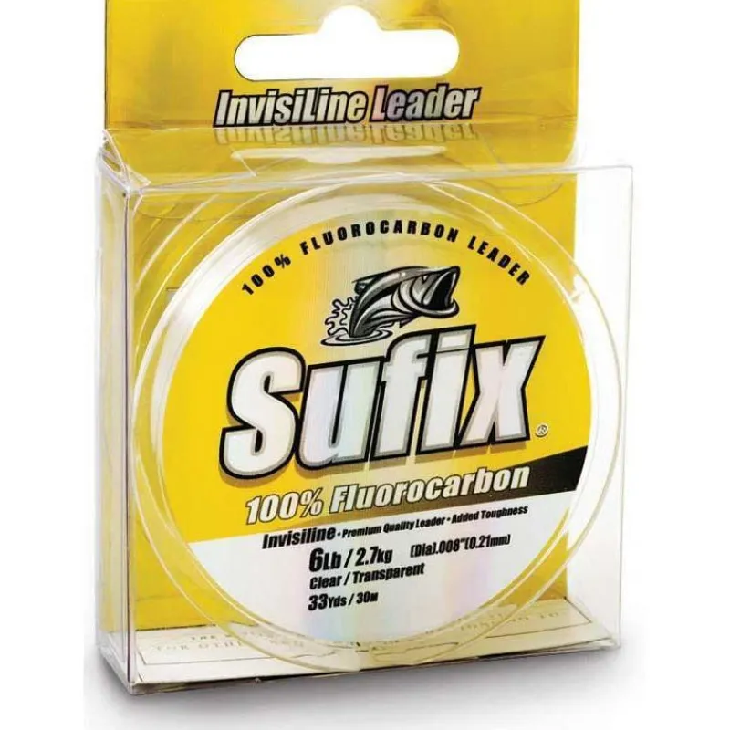 Sufix Fluorocarbone Invisiline Clear - 50M * Fils Truite