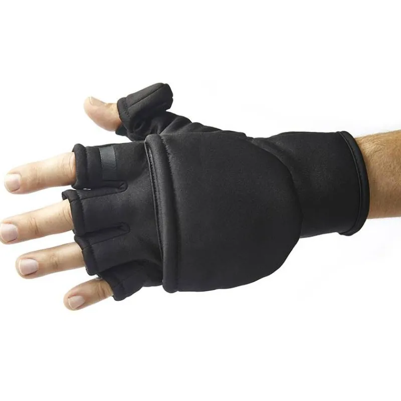 Geoff Anderson Gants Homme Airbear Weather Proof Half Finger Mitt * Bonnets, Tours De Cou & Gants