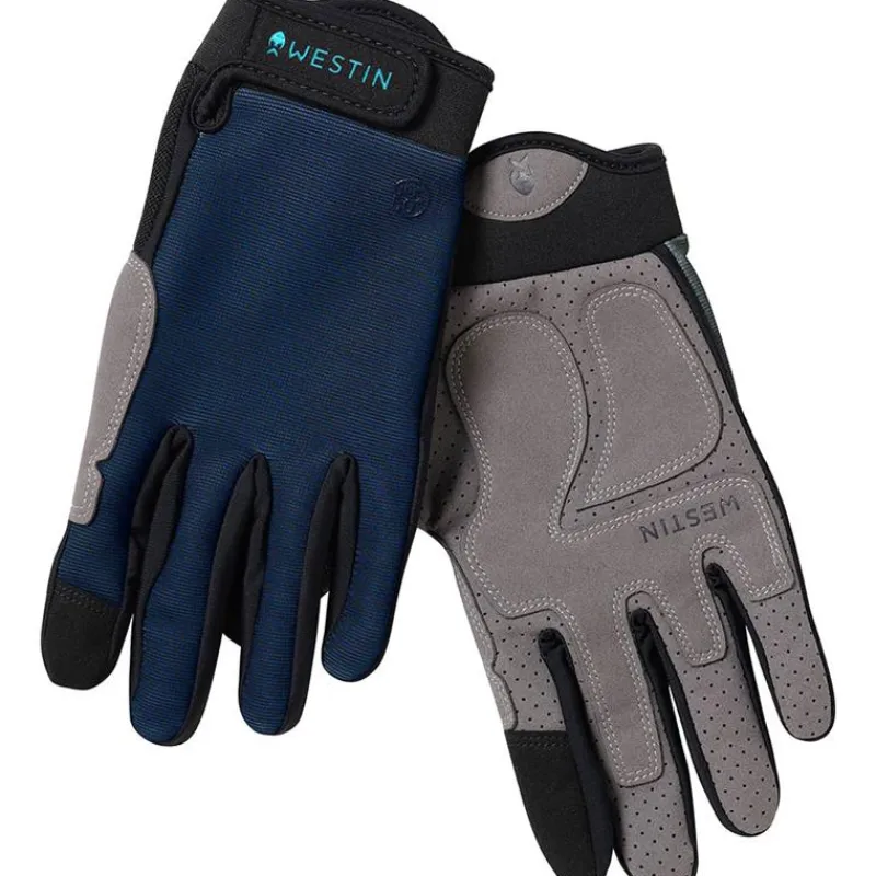Westin Gants Drip Upf Glove Upf 50+ - Petrol Blue * Anti-Uv|Bonnets, Tours De Cou & Gants