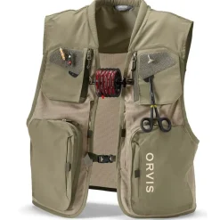 Gilet De Pêche Orvis Clearwater Mesh Vest - Dusty Olive