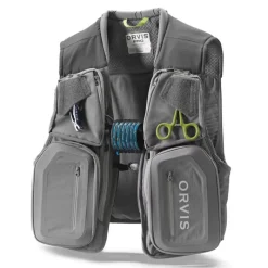 Orvis Gilet De Pêche Pro Vest - Gris * Gilets & Chest Packs