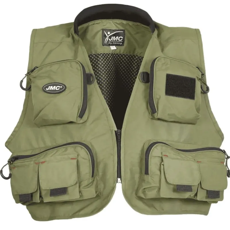 JMC Gilet De Peche Diplomat V2 - Olive * Gilets & Chest Packs