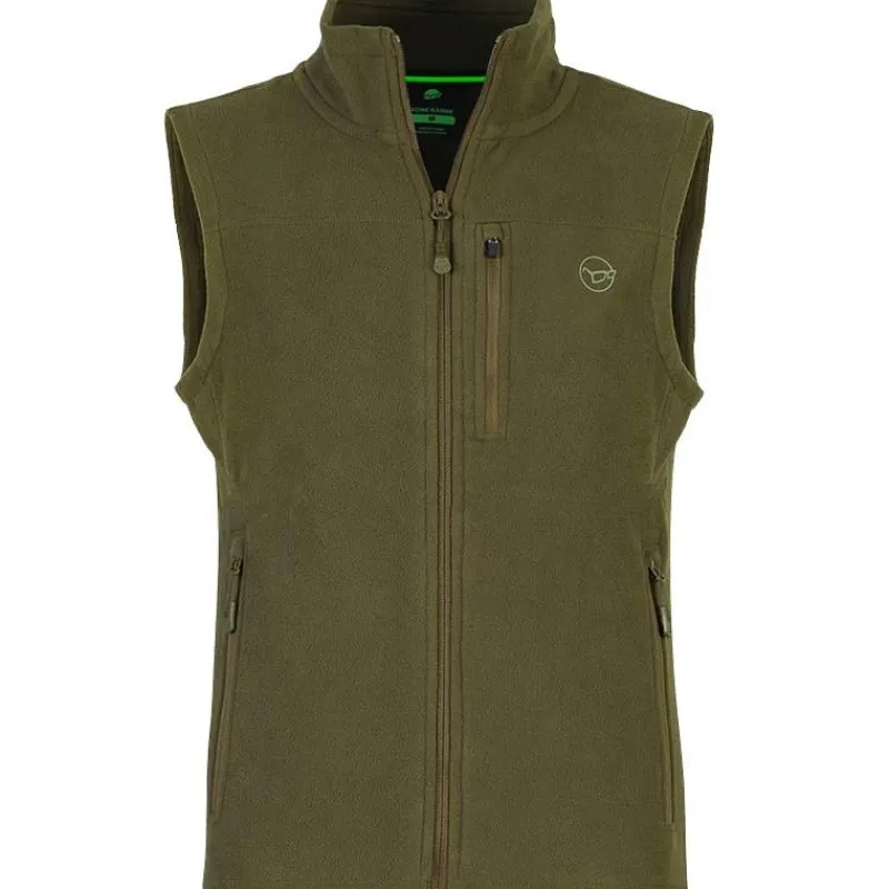 Korda Gilet Sans Manche Homme Kore Fleece - Olive * Sweats & Polaires