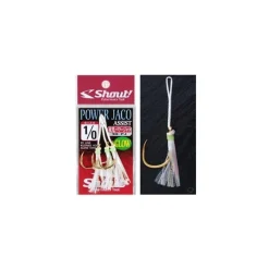 Shout Hamecon Assiste Power Jaco Glow - Pack * Hameçons