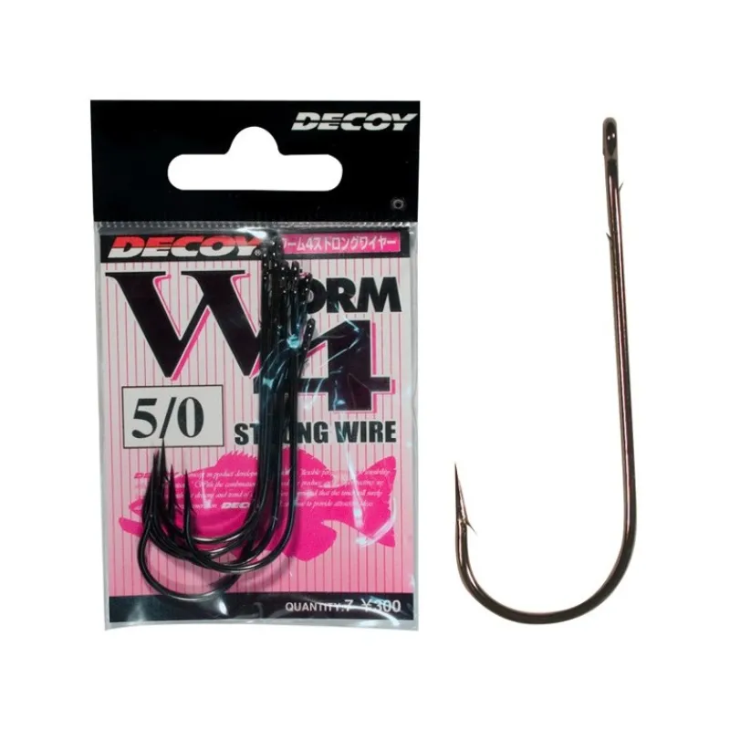Decoy Hamecon Mer Worm 4 - Pack * Hameçons