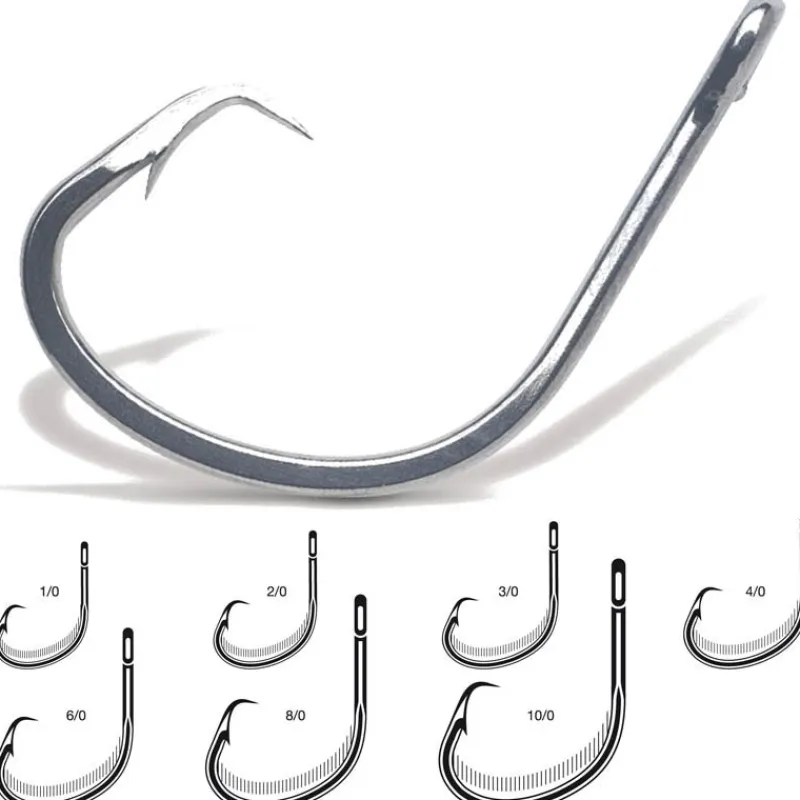 VMC Hamecon Mer Circle Sport 3X Renforce 8382 - Black Nickel * Hameçons|Montage Silure