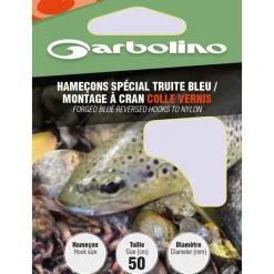 Garbolino Hamecon Monte Special Truite Bleu - Par 10 * Petit Matériel