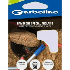 Garbolino Hamecon Monte Special Anglaise - Par 10 * Montage Ligne