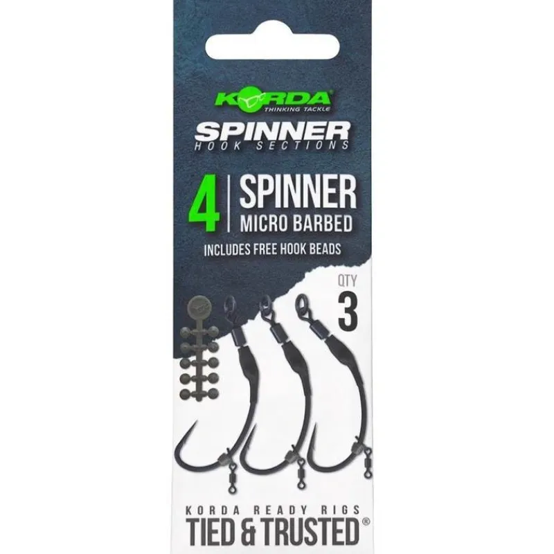 Korda Hameçon Carpe Spinner Hook Sections Spinner * Montages Carpe
