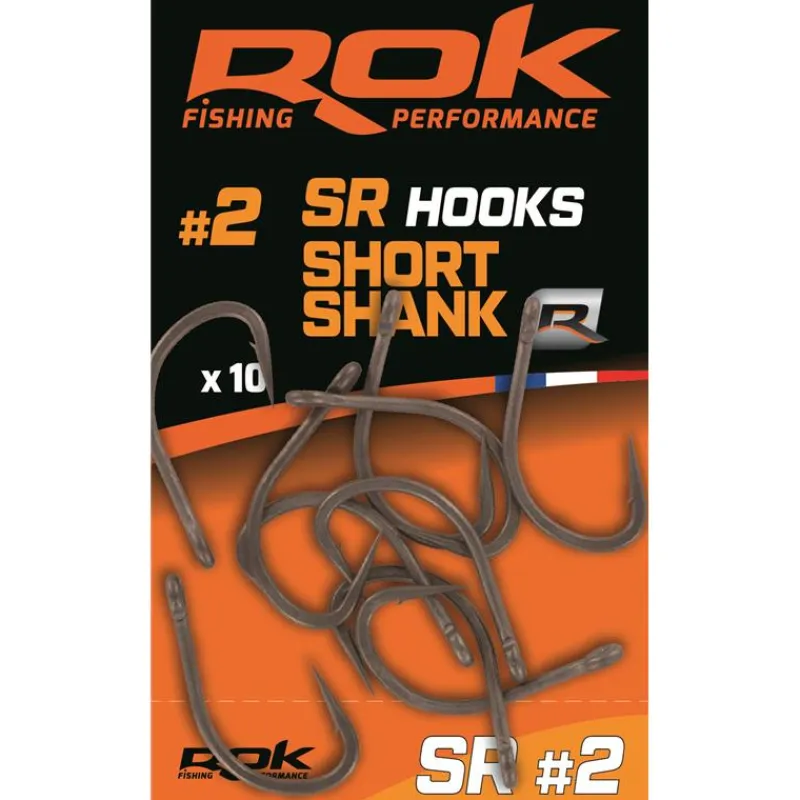 Rok Fishing Hameçon Carpe Short Skank R * Montages Carpe