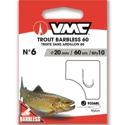 VMC Hameçon Monté Trout Barbless 60 * Petit Matériel