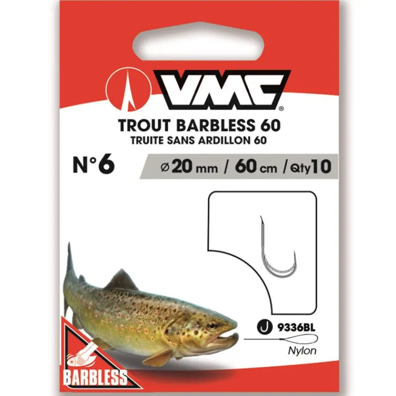 VMC Hameçon Monté Trout Barbless 60 * Petit Matériel