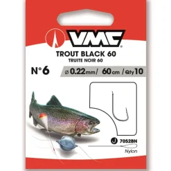 VMC Hameçon Monté Trout Black 60 * Petit Matériel