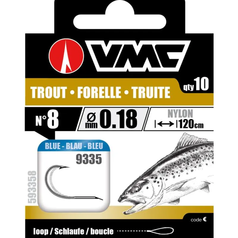 VMC Hameçon Monté Trout Blue * Petit Matériel