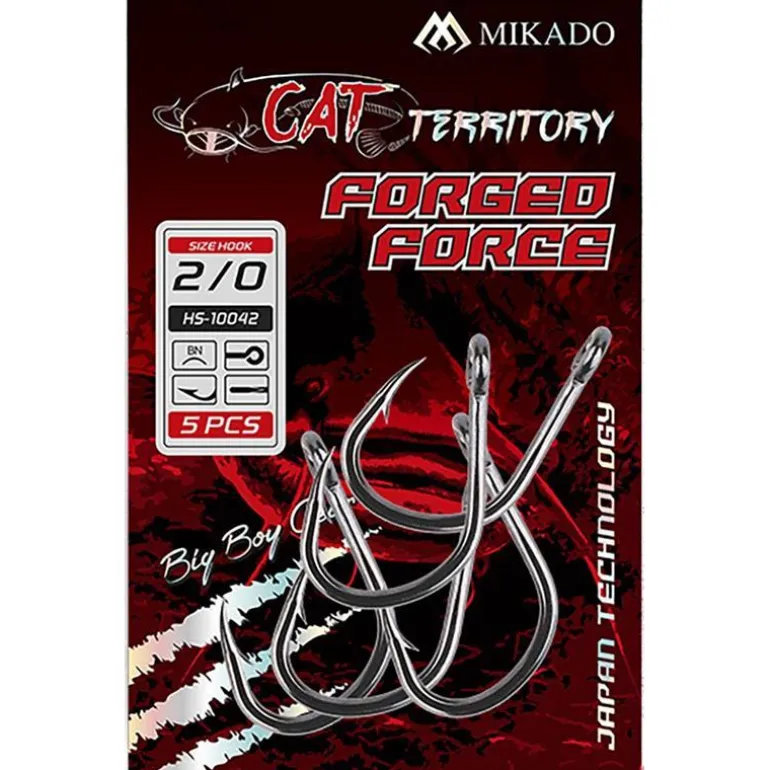 Hameçon Simple Mikado Cat Territory Forged Force
