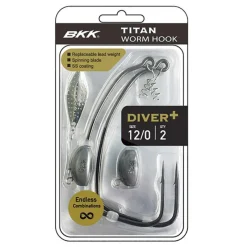 BKK Hameçon Texan Titan Diver + - Par 2 * Petit Matériel