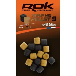 Hookbait Popup Pellets Rok Fishing Brown+Black