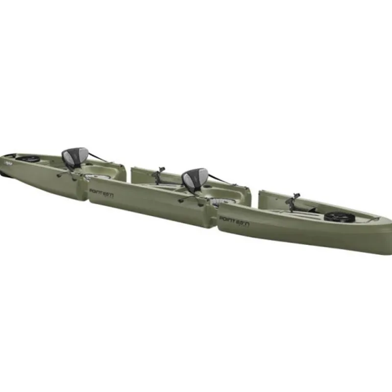 Point 65°N Kayak Mojito Angler Duo Sit-On-Top Modulable - Vert * Canoës & Kayaks De Pêche