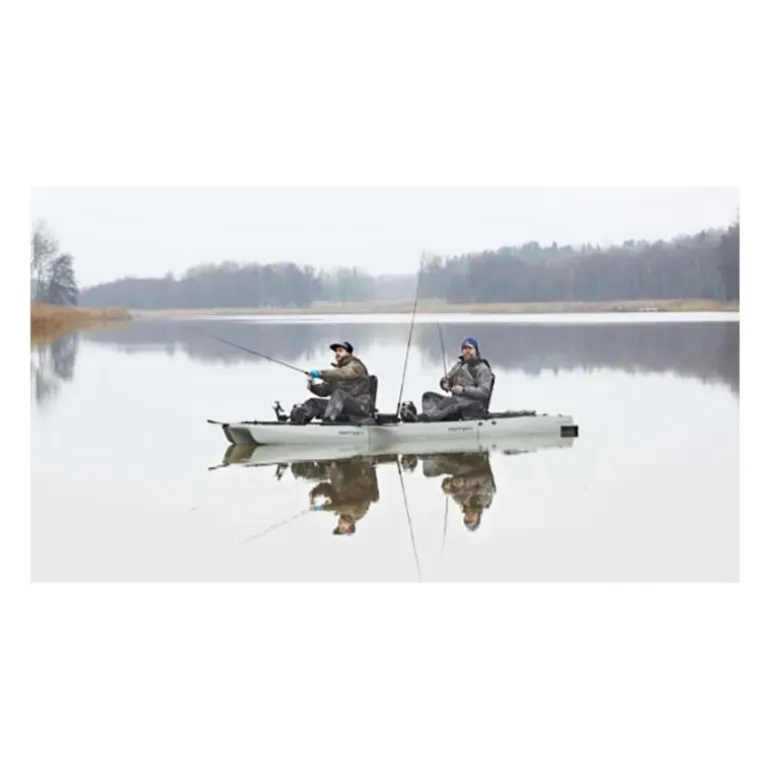 Kingfisher Duo Kayak De Pêche Point 65°N Modulable Deux Places - Vert Armée