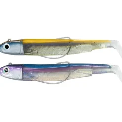 Fiiish Kit Leurre Souple Arme Double Combo Black Minnow 120 + Tete Plombee Off Shore * Leurres Carnassiers|Leurres Mer