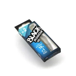 Fiiish Kit Leurre Souple Arme Combo Black Minnow 90 + Tete Plombee Off Shore * Leurres Carnassiers|Leurres Mer
