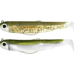 Fiiish Kit Leurre Souple Arme Double Combo Black Minnow 120 + Tete Plombee Shore * Leurres Carnassiers|Leurres Mer