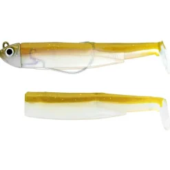 Fiiish Kit Leurre Souple Armé Combo Black Minnow 105 + Tête Plombée Shore * Leurres Mer