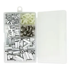 Kit Montage Explorer Tackle Sleeve Simples Ovales Alu + Cosses