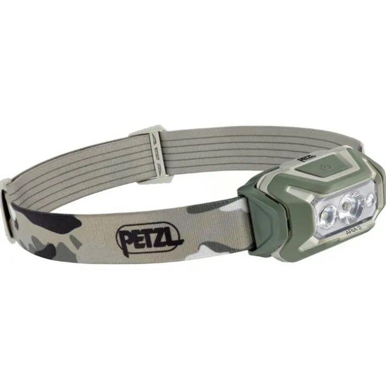 Lampe Frontale Petzl Aria 2 Rgb Livrée Avec Piles - Camo (Version 2026)