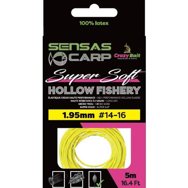 Sensas Élastique Hollow Fishery Super Soft * Montage Ligne