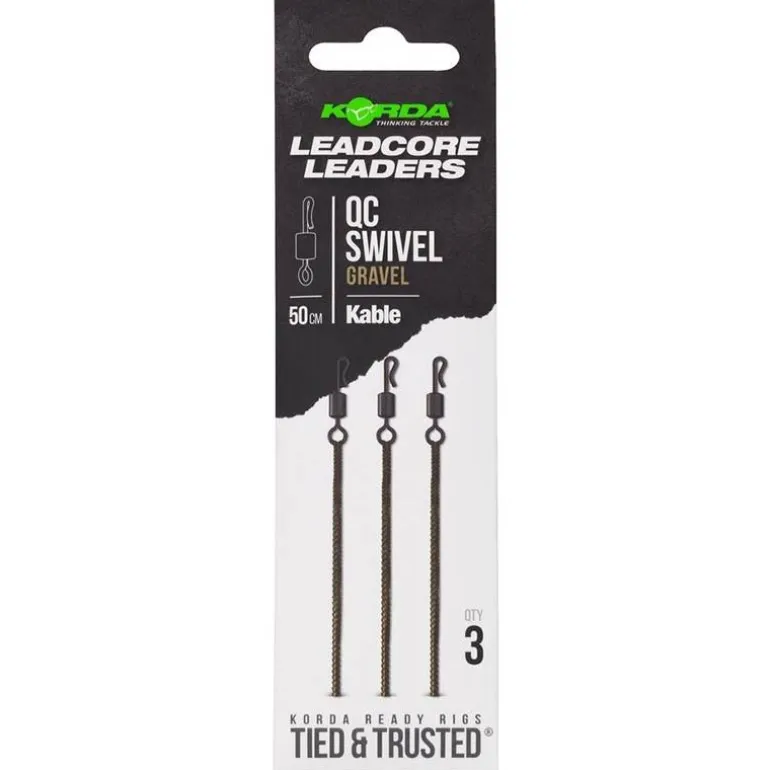 Leadcore Korda Kable Leadcore Leader Qc Swivel