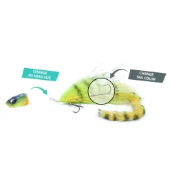 Bim Tackle Leurre Coulant Crazy Rabbit Shallow - 33G * Leurres Carnassiers