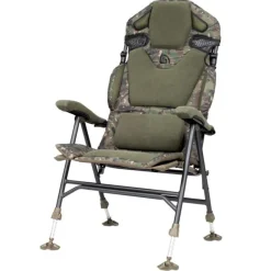 Trakker Levelchair Levelite Camo Longback Recliner * Bivouac