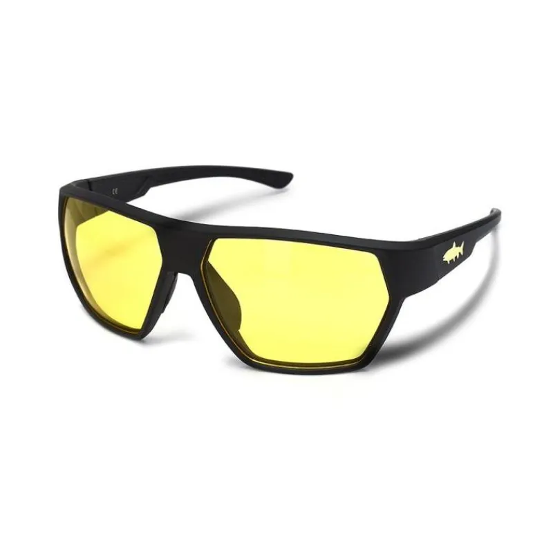 Big Fish 1983 Lunettes Polarisantes Realistic Trout Yellow - Frame Mat Black * Lunettes Polarisantes|Lunettes Polarisantes